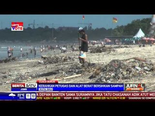 Sampah Kiriman Kotori Pantai Kuta