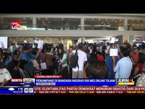 Puluhan Ribu Wisatawan Banjiri Bandara Ngurah Rai