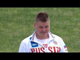 Women's javelin F37 | Victory Ceremony | 2016 IPC Athletics European Championships Grosseto