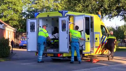 Motorrijder gewond na botsing in Blijham - RTV Noord