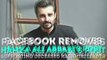 Facebook Deletes Hamza Ali Abbasi’s Post For Supporting Kashmir