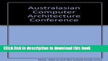 Read 5th Australasian Computer Architecture Conference: Acac 2000 : Australian Computer Science