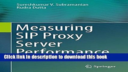 Download Measuring SIP Proxy Server Performance  PDF Free
