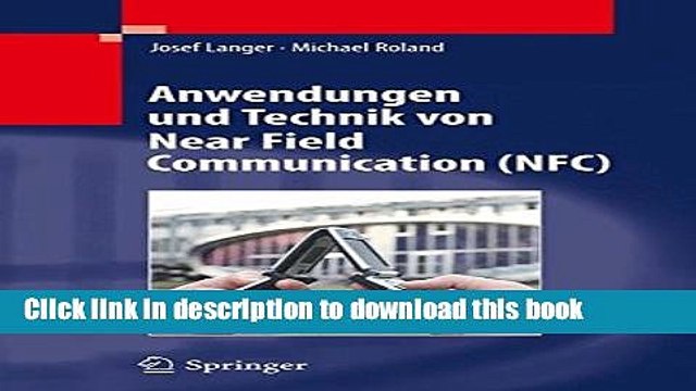 Download Anwendungen und Technik von Near Field Communication (NFC) (German Edition) Ebook Free