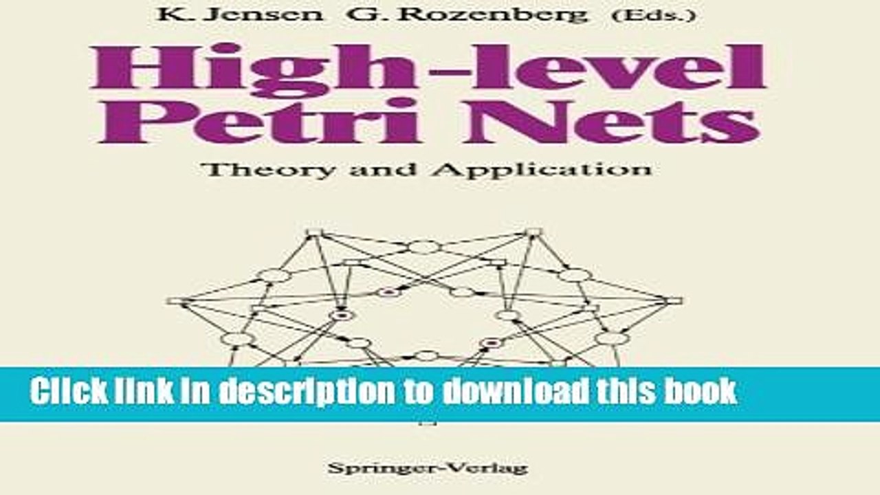 Read High-level Petri Nets: Theory and Application  Ebook Free