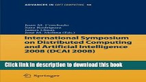 Read International Symposium on Distributed Computing and Artificial Intelligence 2008 (DCAIÂ´08)