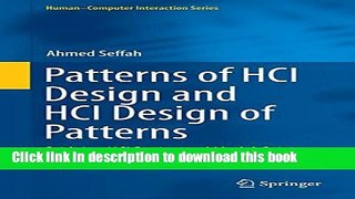 Read Patterns of HCI Design and HCI Design of Patterns: Bridging HCI Design and Model-Driven