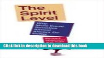 Read The Spirit Level: Why More Equal Societies Almost Always Do Better  Ebook Free