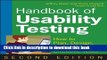 Read Handbook of Usability Testing: How to Plan, Design, and Conduct Effective Tests PDF Free