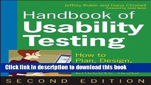 Read Handbook of Usability Testing: How to Plan, Design, and Conduct Effective Tests PDF Free