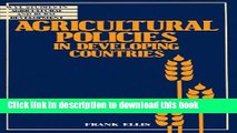 Read Agricultural Policies in Developing Countries (Wye Studies in Agricultural and Rural