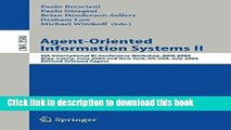 Read Agent-Oriented Information Systems II: 6th International Bi-Conference Workshop, AOIS 2004,