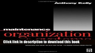 Download Maintenance Organization and Systems  PDF Free