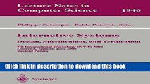 Read Interactive Systems. Design, Specification, and Verification: 7th International Workshop,
