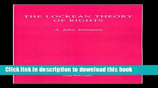 Read The Lockean Theory of Rights  Ebook Online