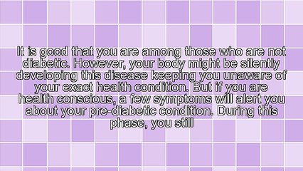 How To Recognize Pre-Diabetes Symptoms and Prevent Diabetes Naturally