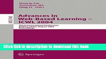 Read Advances in Web-Based Learning - ICWL 2004: Third International Conference, Beijing, China,