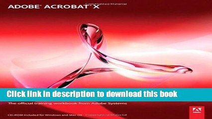 Read Adobe Acrobat X Classroom in a Book  Ebook Online