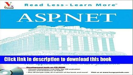 Read ASP.NET: Your visual blueprintfor creating Web Applications on the .NET framework (Visual