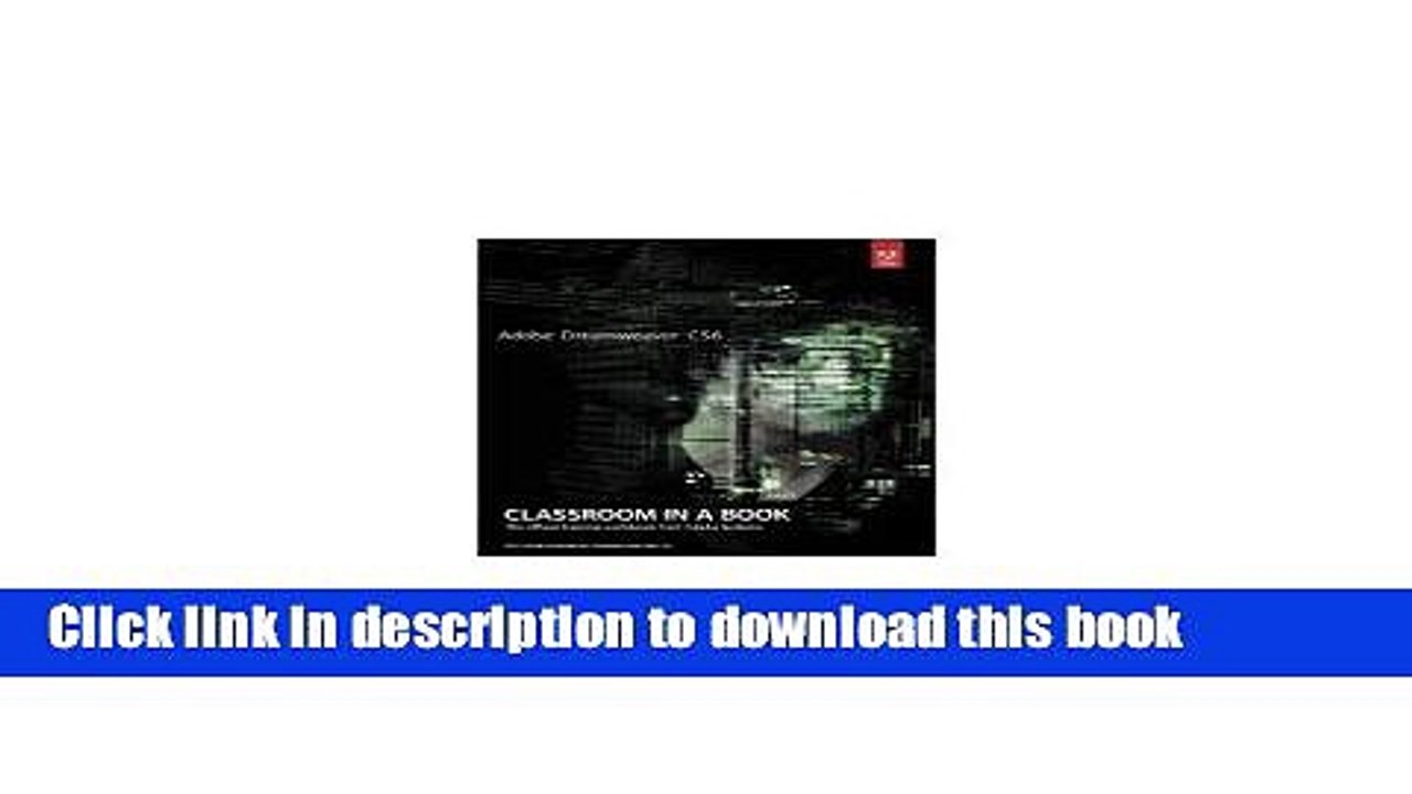 Read Adobe Dreamweaver CS6 Classroom in a Book  PDF Free
