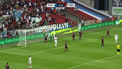 Champions League Qualifying - FC Copenhagen 6 - 0 Crusaders FC Highlights 19.07.2016
