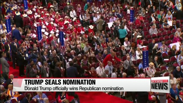 Donald Trump officially wins Republican nomination