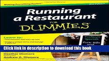 Read Running a Restaurant For Dummies  Ebook Free