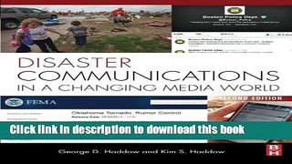 Read Disaster Communications in a Changing Media World, Second Edition  Ebook Online