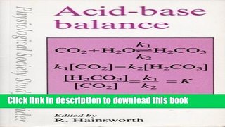 Read Acid-Base Balance  PDF Free