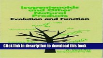 Read Isopentenoids and Other Natural Products: Evolution and Function  Ebook Free