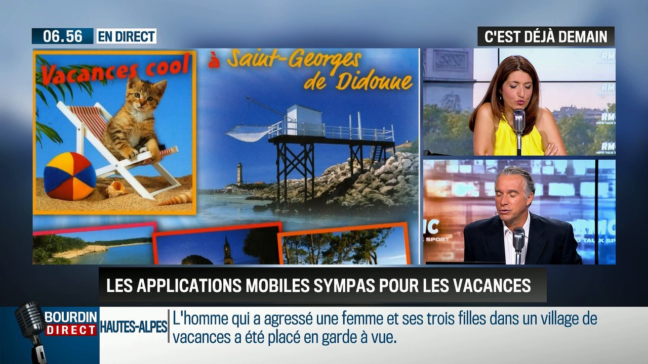 La chronique de Frédéric Simottel: Des applications mobiles pour des vacances réussies - 20/07