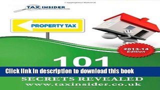 [PDF]  101 Property Tax Secrets Revealed  [Read] Full Ebook