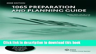 [PDF]  1065 Preparation and Planning Guide (2008) (1040 Preparation   Planning Guide)  [Read] Online