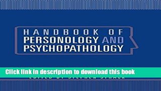 Read Book Handbook of Personology and Psychopathology ebook textbooks