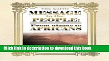 Download Books Message to the People: From niggas to Africans E-Book Download