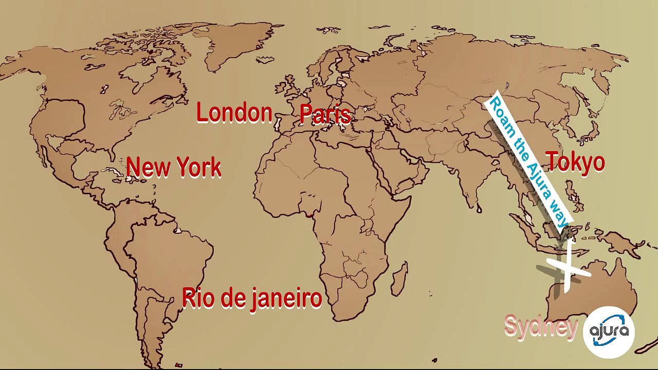 Save on International Roaming using Ajura - a smart roaming app