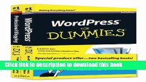 Read WordPress For Dummies, 3rd Edition and Professional Blogging For Dummies, Book Bundle Ebook
