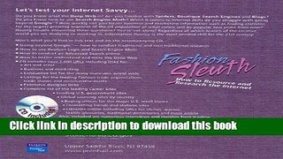 Read The Fashion Sleuth: How to Research the Internet for Fashion Ebook Free