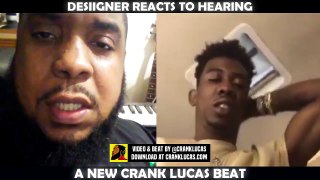 DESIIGNER REACTS TO HEARING A NEW CRANK LUCAS BEAT