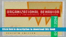 Read Book Organizational Behavior (Concepts Controversies Applications) E-Book Free
