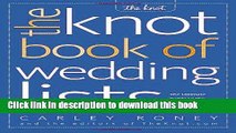 Download The Knot Book of Wedding Lists  PDF Online