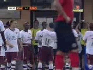 Genclerbirligi v Arsenal - 7 man substitution