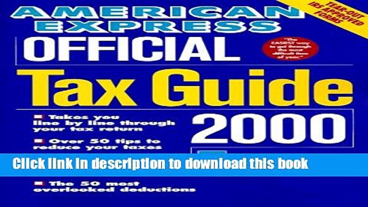 [PDF]  The American Express Tax Guide 2000  [Read] Online