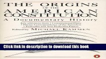 [PDF]  The Origins of the American Constitution: A Documentary History  [Read] Online