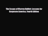 Enjoyed read The Essays of Warren Buffett: Lessons for Corporate America Fourth Edition