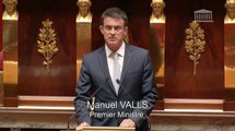 Prolongation de l'état d'urgence : discours de Manuel Valls à l'Assemblée nationale