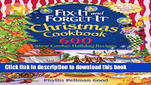 Download Fix-It and Forget-It Christmas Cookbook: 602 Slow Cooker Holiday Recipes  Ebook Online