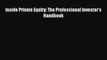 Pdf online Inside Private Equity: The Professional Investor's Handbook