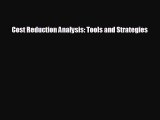 Popular book Cost Reduction Analysis: Tools and Strategies