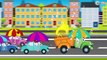 The Ambulance - Car Wash & CarService - Emergency Vehicles Cartoons for children